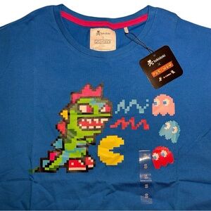 Tokidoki Pac-Man Ghosts Pixelated 8-Bit Kaiju Retro T-Shirt Men’s Small Tee NWT